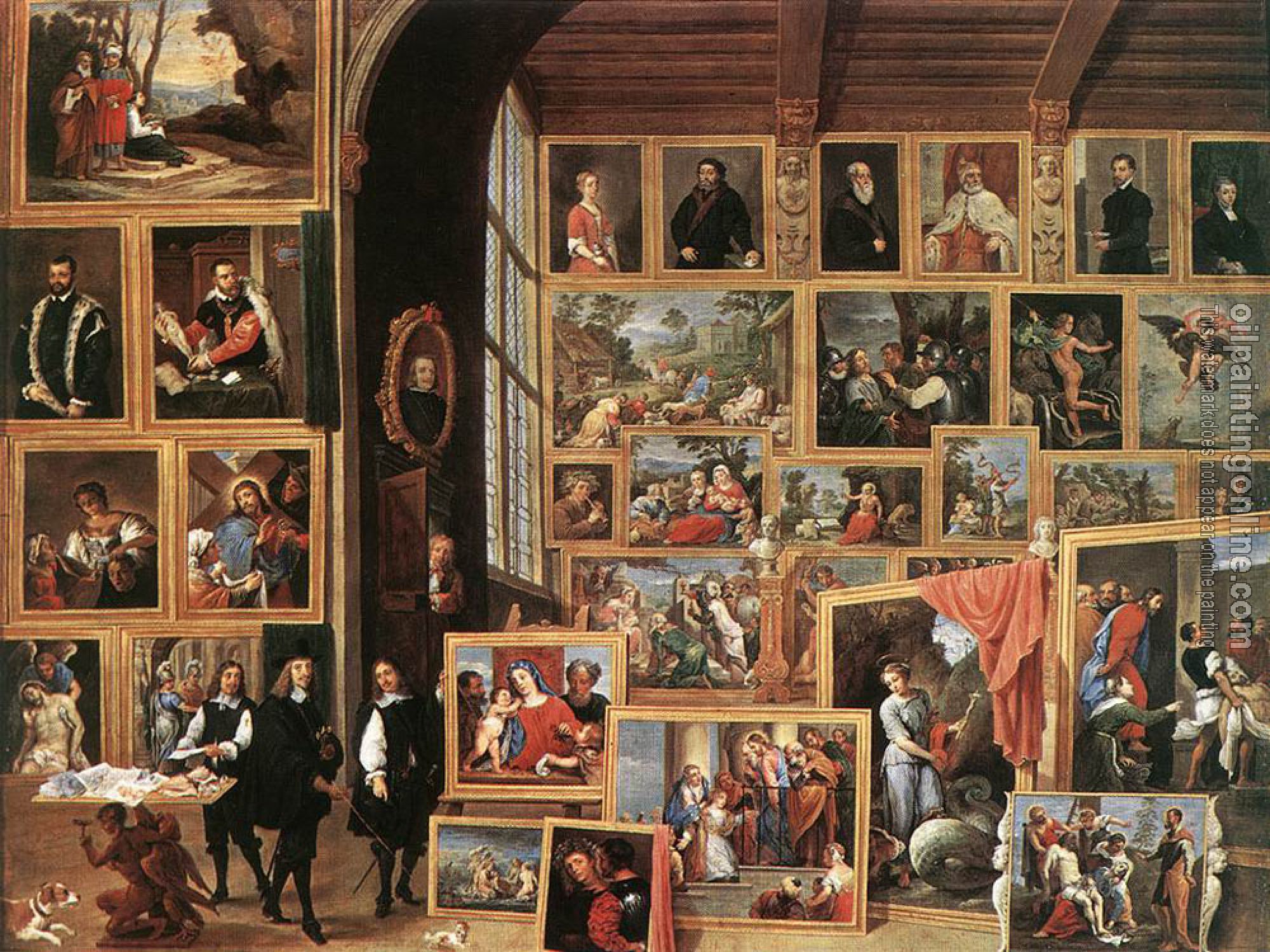 David Teniers the Younger - The Gallery Of Archduke Leopold In Brussels